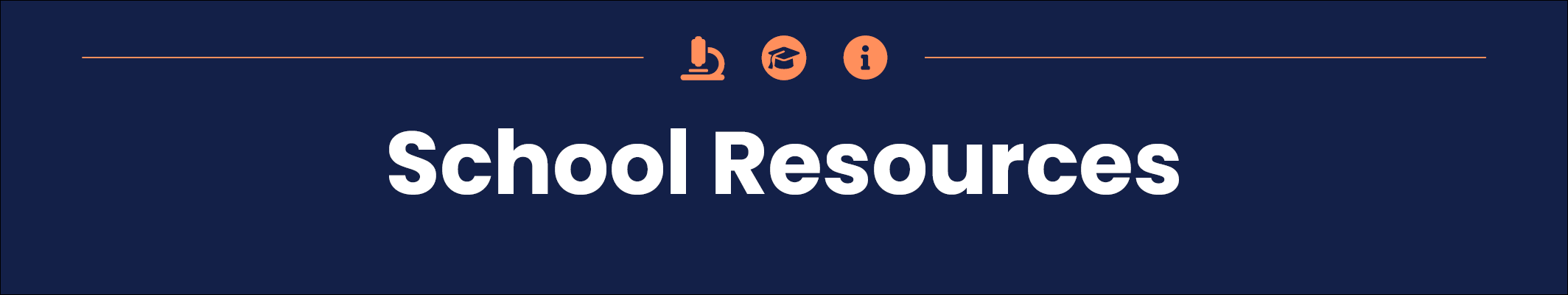 School Resources Banner